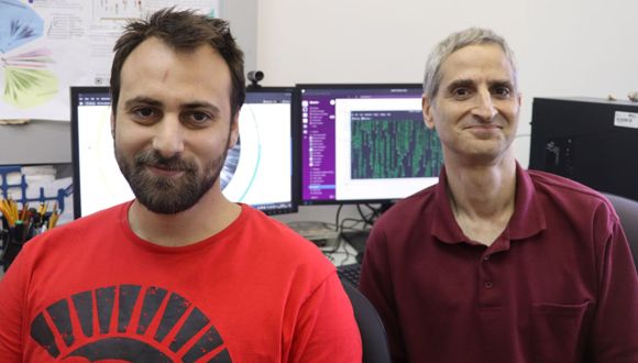 The researchers (from left to right): Uri Neri and Prof. Uri Gophna