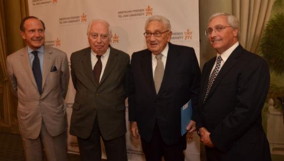 Mort Zukerman, Prof. Lewis, Henry Kissinger, Jon Gurkoff