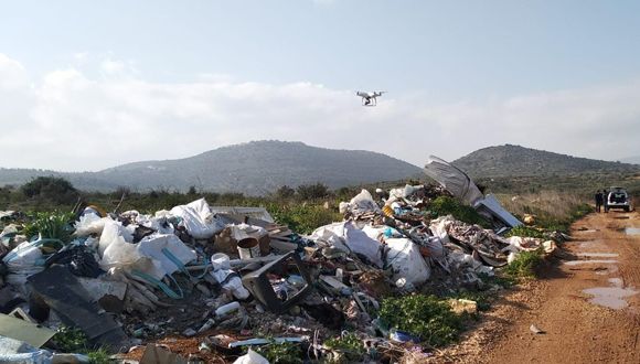 Drones Against Illegal Waste Dumpsites (photo: Adi Mager)