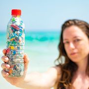 You and Me on the Beach, A Towel and Two Tons of Microplastic